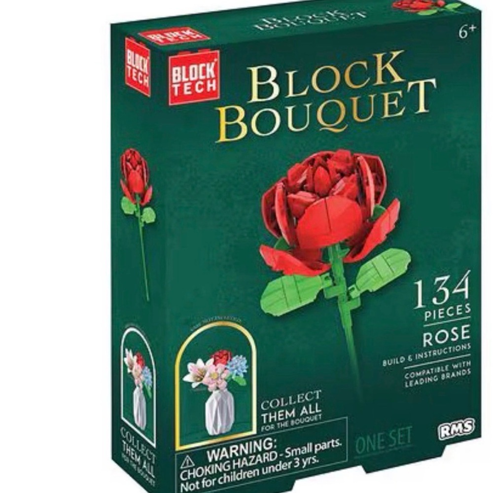 Block Tech Block Bouquet Rose Set